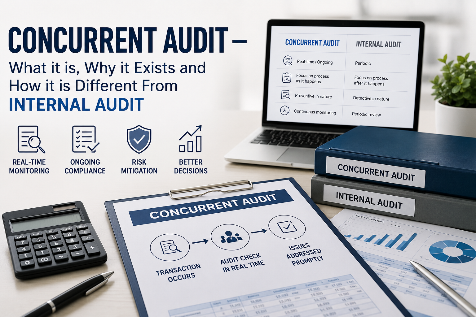 Concurrent Audit — What It Is, Why It Exists And How It Is Different From Internal Audit